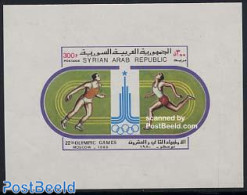 Syria 1980 Olympic Games S/s, Mint NH, Sport - Athletics - Olympic Games - Atletiek