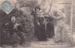 A29-15) LE CANTAL PITTORESQUE - LA BOURREE PRESENTATION DES DAMES - ( AUVERGNE - MUSIQUE - DANSE - FOLKLORE - 2 SCANS ) - Auvergne