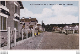 A23-82) MONTAUBAN - SAPIAC - LA CITE DES CHEMINOTS - ( ANIMEE - COLORISEE - 2 SCANS ) - Montauban