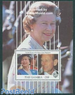 Gambia 1991 Elizabeth Birthday S/s, Mint NH, History - Kings & Queens (Royalty) - Royalties, Royals