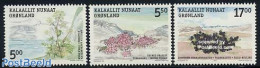 Greenland 2004 Medical Plants 3v, Mint NH, Health - Nature - Health - Flowers & Plants - Neufs