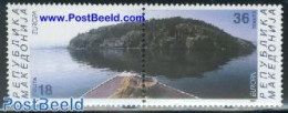North Macedonia 2001 Europa, Water 2v [:], Mint NH, History - Transport - Europa (cept) - Ships And Boats - Schiffe