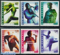 New Zealand 1998 Performing Arts 6v, Mint NH, Performance Art - Dance & Ballet - Music - Neufs