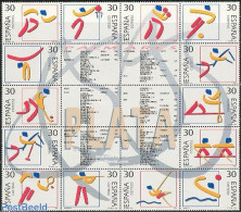 Spain 1995 Olympic Silver Medal Winners 14v+6tabs, Mint NH, Sport - Basketball - Boxing - Hockey - Olympic Games - Sho.. - Unused Stamps