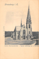 67-STRASBOURG-EGLISE CATHOLIQUE DE LA GARNISON-N 6015-C/0197 - Strasbourg