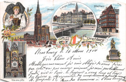 67-STRASBOURG-CARTE ALLEMANDE-N 6015-C/0165 - Strasbourg