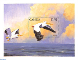 Gambia 1999 Galapagos, Pelican S/s, Mint NH, Nature - Birds - Gambie (...-1964)