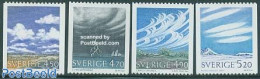 Sweden 1990 Cloud & Weather 4v, Mint NH, Science - Meteorology - Neufs