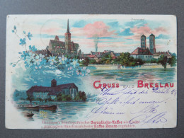 BRESLAU - GRUSS AUS BRESLAU - LITHO. !!! - Poland