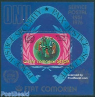 Comoros 1976 25 Years UNO Stamps S/s, Mint NH, History - Various - United Nations - U.P.U. - Maps - U.P.U.