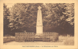 27-HAUTHEVERNES-MONUMENT AUX MORTS-N 6015-H/0279 - Altri & Non Classificati