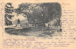 03-MOULIN-SQUARE DE LA GARE-STATUE BAUVILLE-N T6017-B/0057 - Moulins