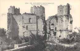 03-BOURBON L ARCHAMBAULT-LES RUINES DU CHÂTEAU-N T6017-A/0369 - Bourbon L'Archambault