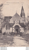 O14-78) PRUNAY SOUS ABLIS - L'EGLISE  - ( ANIMEE - HABITANTS - 2 SCANS ) - Autres & Non Classés