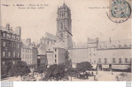 O14-12) RODEZ - PLACE DE LA CITE - STATUE DE MGR AFFRE  - Rodez