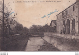 O14-32) CASTERA VERDUZAN (GERS) LE CANAL - MONUMENT AUX MORTS - ( 2 SCANS ) - Castera