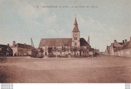 O12-78) BOURDONNE - LA PLACE DE L ' EGLISE  - ( 2 SCANS ) - Autres & Non Classés