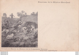 O8- PANORAMA DE LA MISSION MARCHAND - ATTAQUE DU REPERE DE MABALA  PAR LE COMMANDANT BARATIER  - ( 2 SCANS )  - Histoire