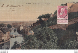 O7- NAMUR - LA SAMBRE ET LA CITADELLE - ( CARTE TOILEE COULEURS ) - Namur