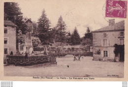 O6-87) RAZES (HAUTE VIENNE) LA MAIRIE ET LE MONUMENT AUX MORTS - ( EDITEUR PETITJEAN ) - Sonstige & Ohne Zuordnung