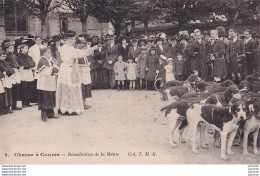 60) ENVIRONS DE SENLIS - FLEURINES - CHASSE A COURRE EQUIPAGE DU COMTE DE VALON BENEDICTION DE LA MEUTE - ( 2 SCANS ) - Sonstige & Ohne Zuordnung