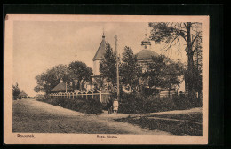 AK Powursk, Russische Kirche  - Ukraine