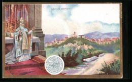 Lithographie Papst Leo XIII., Veduta Di Carpineto  - Päpste