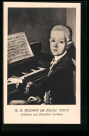 AK Der Junge W.A. Mozart Am Klavier 1766 /67  - Entertainers