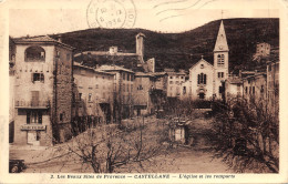 04-CASTELLANE-L EGLISE ET LES REMPARTS-N T6017-E/0121 - Castellane