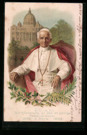 Lithographie Papst Leo XIII., 25 Jähriges Papstjubilaeum 1903  - Päpste