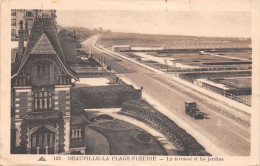 14-DEAUVILLE LA PLAGE FLEURIE-N°4027-G/0245 - Deauville