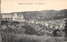 04-GREOUX LES BAINS-VUE GENERALE-N T6017-E/0317 - Gréoux-les-Bains