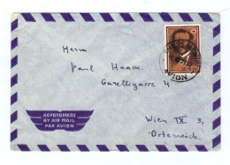 Griechenland, 1959, Luftpost- Briefkuvert Nach Wien, Frankiert Mit 4,50Dr. /MiNr.719 (Henri Dunant) (13750E) - Lettres & Documents