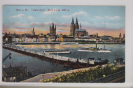 AK Köln Am Rhein Totalansicht - Rheinbreite 400 M Gebraucht #PJ871 - Autres & Non Classés