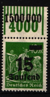 Deutsches Reich 279 B W OR Postfrisch 1/11/1 #IR399 - Autres & Non Classés