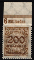 Deutsches Reich 323 B P OR B Postfrisch #IR421 - Sonstige & Ohne Zuordnung