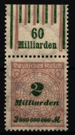 Deutsches Reich 326 A W OR Postfrisch 1/4/1 - 1/5/1 #IR467 - Sonstige & Ohne Zuordnung