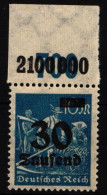 Deutsches Reich 284 P OR Postfrisch #IR409 - Autres & Non Classés