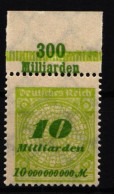 Deutsches Reich 328 A P OR B Postfrisch #IR474 - Autres & Non Classés