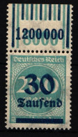 Deutsches Reich 285 W OR Postfrisch 2/9/2 - 1/5/1 #IR417 - Other & Unclassified
