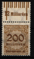 Deutsches Reich 323 A W OR Postfrisch 1/4/1 - 1/5/1 #IR420 - Autres & Non Classés