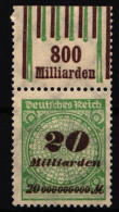 Deutsches Reich 329 A W OR Postfrisch 1/4/1 - 1/5/1 #IR488 - Sonstige & Ohne Zuordnung