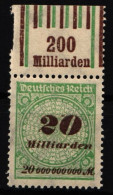 Deutsches Reich 329 A W OR Postfrisch 1/4/1 - 1/5/1 #IR487 - Other & Unclassified