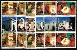 Gibraltar 1022-1027 Postfrisch Paare Mit Zwischensteg / Weihnachten #JH556 - Gibraltar