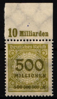 Deutsches Reich 324 A P OR A Postfrisch #IR442 - Sonstige & Ohne Zuordnung