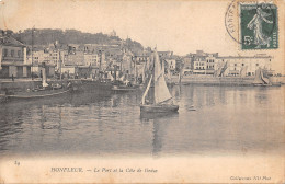 14-HONFLEUR-LE PORT ET LA COTE DE GRACE-N T6018-E/0023 - Honfleur