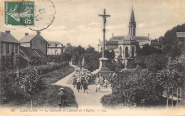 14-CABOURG-LE CALVAIRE-ABSIDE DE L EGLISE-N T6018-D/0131 - Cabourg