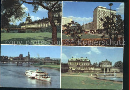 72249244 Dresden Zwinger Kronentor Prager Strasse Interhotel Elbe Bruecke Weisse - Dresden