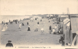 14-COURSEULLES SUR MER-LES CABINES SUR LA PLAGE-N T6018-F/0335 - Courseulles-sur-Mer