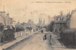 14-BAYEUX-ROUTE DE PORT EN BESSIN-N T6018-F/0271 - Bayeux